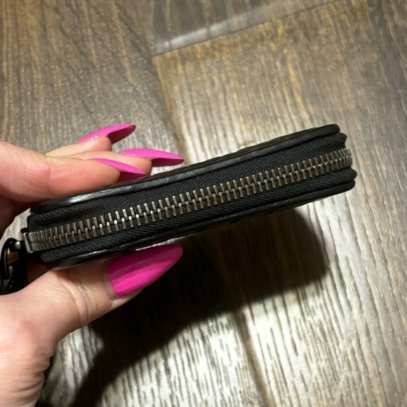 BOTTEGA VENETA coin case wallet card case intrecciato leather black unisex - Picture 14 of 16